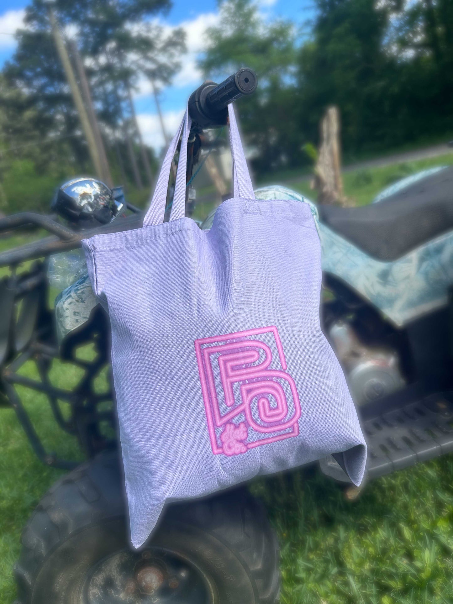 Purple Tote Bag